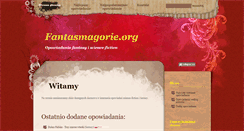 Desktop Screenshot of fantasmagorie.org